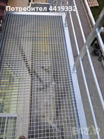 Метални скари за платформи, пътеки и пасарелки, снимка 5 - Строителни материали - 49556269