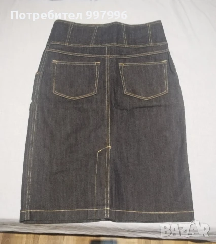 дънкова пола-ХЛ размер, снимка 2 - Поли - 50990123