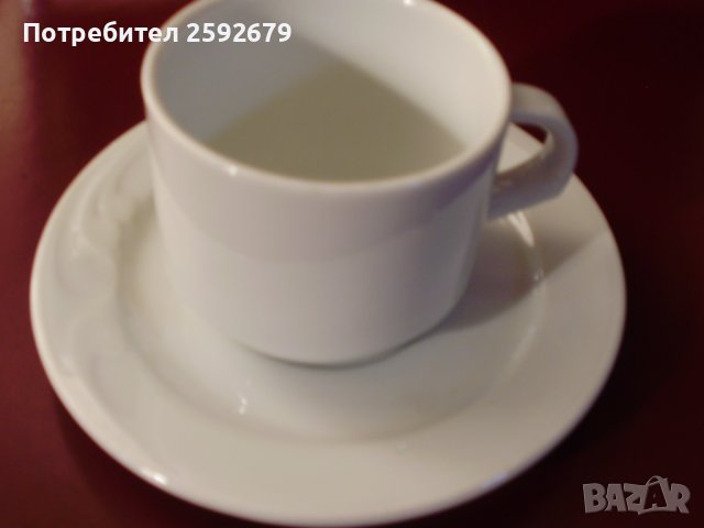 Порцеланови чаши с чинийки, снимка 2 - Обзавеждане за заведение - 41334159