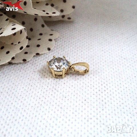 Висулка с 14К златно покритие 244730, снимка 2 - Колиета, медальони, синджири - 53690688