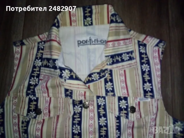 Дамско дънково елече, снимка 7 - Елеци - 48631045