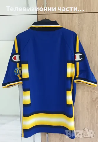 Оригинална тениска на Parma домакински екип 2003/2004 Champion,размер L, снимка 2 - Спортни дрехи, екипи - 56057292