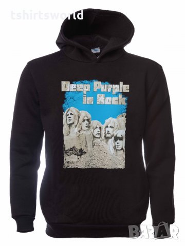 Нов детски суичър с трансферен печат на музикалната група Deep Purple (Дийп Пърпъл)