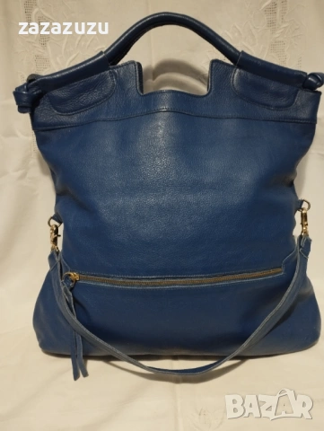 ЕСТЕСТВЕНА КОЖА италианска голяма чанта на ANNA KARINNA, снимка 2 - Чанти - 53120743