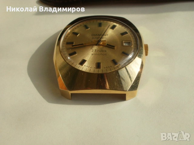 Diamant руски мъжки часовник рядък модел отлично състояние, снимка 9 - Мъжки - 51477061