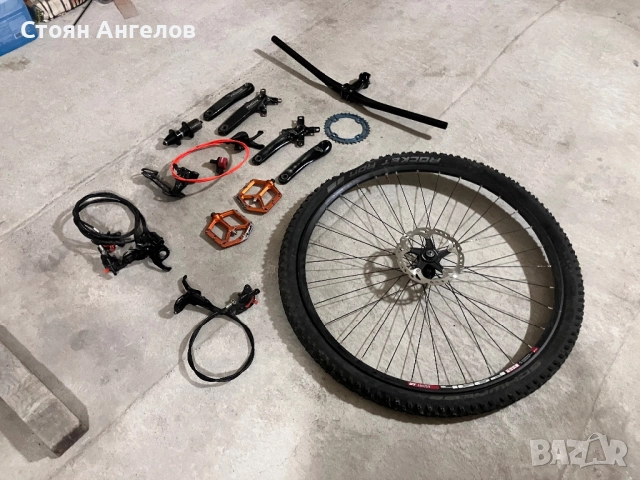 НАМАЛЕНИЕ НА ВСИЧКОВело части колело на части курбели капла спирачки, снимка 1