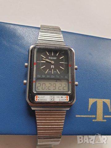 Цифров и аналогов часовник TISSOT TS-X2 (F-1) 1980 година, снимка 8 - Антикварни и старинни предмети - 40718525