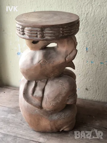 Слон дърворезба табуретка , снимка 7 - Антикварни и старинни предмети - 49966626