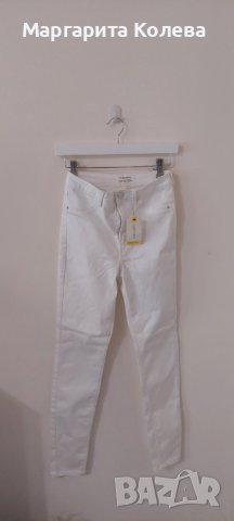 Бял панталон ,размер М, снимка 3 - Панталони - 40874372