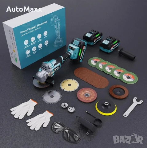 ADWOLT Безжична ъглошлайф машина 125 мм 21 V, ъглошлайф
, снимка 9 - Винтоверти - 50759346