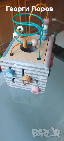 Дървен дидактичен куб, снимка 4 - Игри и пъзели - 53581637