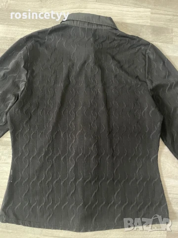черна тънка риза, снимка 8 - Ризи - 51081079