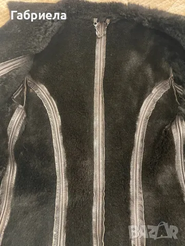 Естествена кожа топло яке , снимка 4 - Якета - 48105199