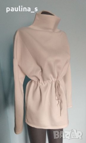 Брандова туника / суичър с кожен ефект "Ekinoks" time / голям размер , снимка 3 - Суичъри - 35851935