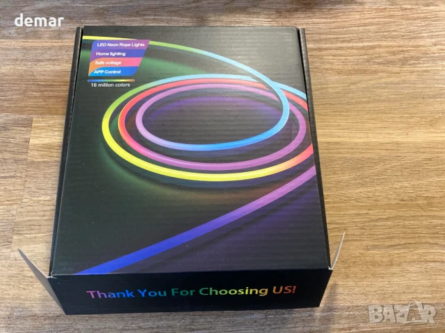 Неонова въжена светлина Daymeet, 5M RGBICW LED лента, дистанционно, IP67, USB, снимка 8 - Лед осветление - 50474541