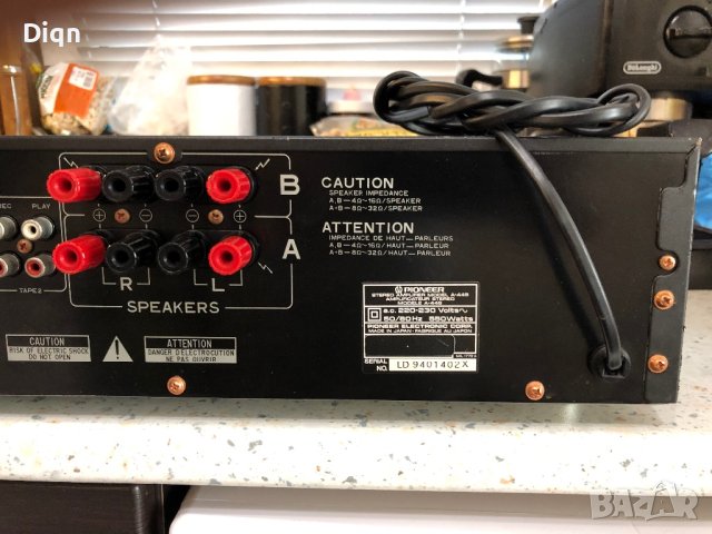 Pioneer A-449, снимка 11 - Ресийвъри, усилватели, смесителни пултове - 42370652