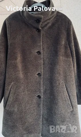Модерно скъпо палто алпака SAINT JACQUES , снимка 4 - Палта, манта - 48585148