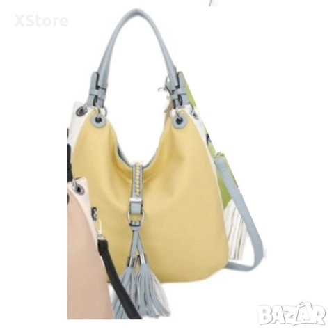 Дамска чанта тип торба от еко кожа, различни цветове, снимка 8 - Чанти - 52584783