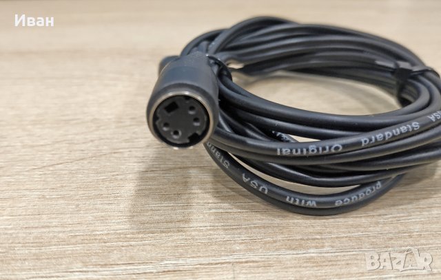 S-Video кабел 4 пина, мъжки към женски, снимка 2 - Кабели и адаптери - 41603101