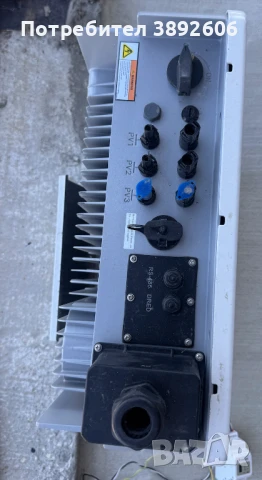 🟢 ПРОДАВАМ Соларен инвертор GOODWE GW10K-MS – 10kW Трифазен + Smart Meter + модул, снимка 4 - Друга електроника - 51009583