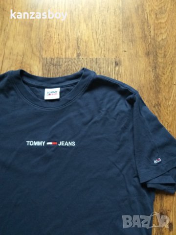 Tommy Hilfiger T-Shirt blue - страхотна дамска тениска, снимка 3 - Тениски - 40738624