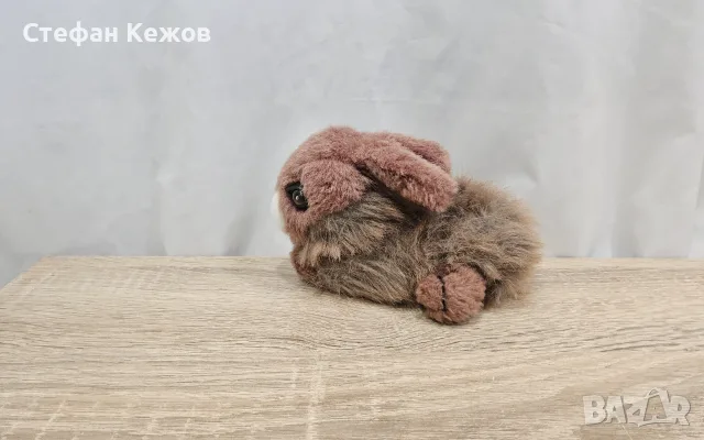 Плюшени кафяви заек , снимка 2 - Плюшени играчки - 55943283