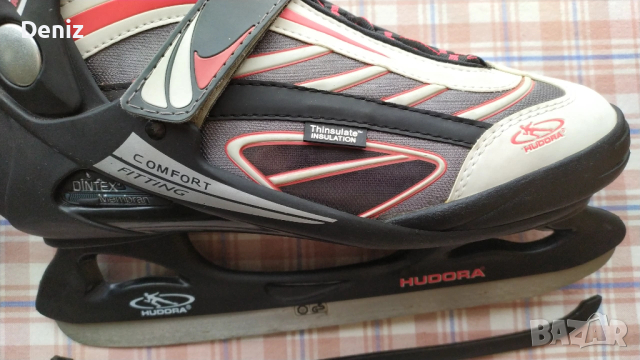 Немски кънки за лед — Hudora, 44–ти номер, снимка 13 - Ролери, кънки - 53633065