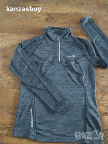 Regatta Black Womens Yonder Half Zip Fleece - дамска термо блуза КАТО НОВА, снимка 5 - Спортни екипи - 41878507