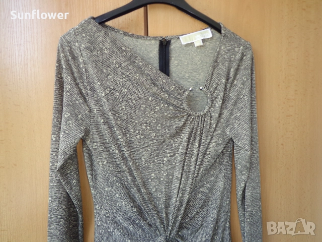 Рокля Michael Kors със змийски принт, размер XS  , снимка 2 - Рокли - 51952587