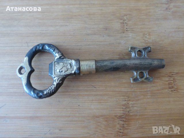 Тирбушон отварачка Ключ бронз, снимка 4 - Антикварни и старинни предмети - 44658454