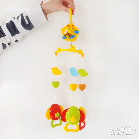 656 Музикална въртележка за бебешко креватче Жирафчета дрънкалки за бебе, снимка 3 - Музикални играчки - 36192467
