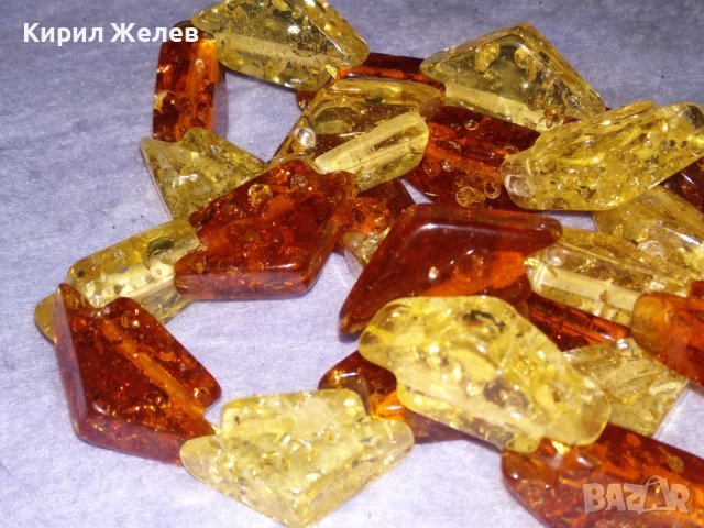 ПРЕКРАСНА ОГЪРЛИЦА КОЛИЕ ГЕРДАН ЕФЕКТНА ИМИТАЦИЯ на БАЛТИЙСКИ КЕХЛИБАР 26592, снимка 14 - Колиета, медальони, синджири - 40472548