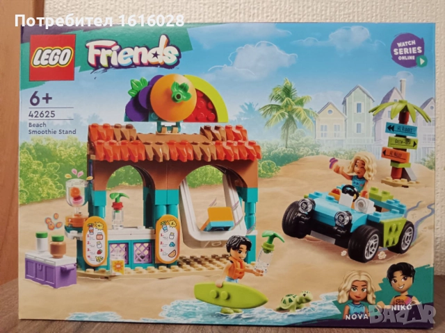 LEGO Friends 42625 - Щанд за шейкове на плажа.Friends 42640 - Площадка за морски свинчета, снимка 3 - Конструктори - 51311129