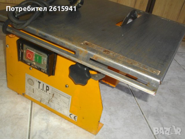 700 Вата-3,0А-ф180мм-1995г-12,0кг-Немска Профи Ел.Машина Рязане Плочки/Плочи-T.I.P. Type FTM180C, снимка 8 - Други инструменти - 39914116