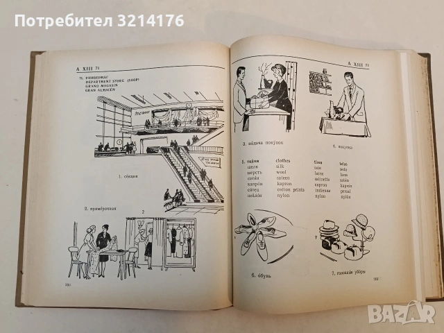 Картинный словарь русского языка - Ю. В. Ванников, А. Н. Щукин (1965), снимка 4 - Чуждоезиково обучение, речници - 53355507