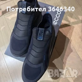 Мъжки обувки Ecco в син цвят размер 45, снимка 3 - Ежедневни обувки - 53205526