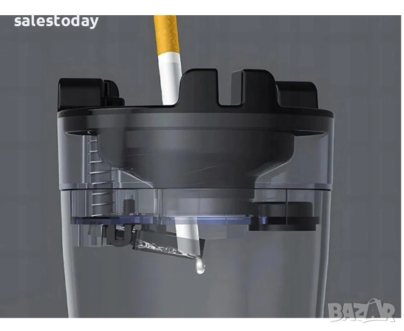 Пепелник за автомобил с отделение за вода, снимка 4 - Аксесоари и консумативи - 51451551