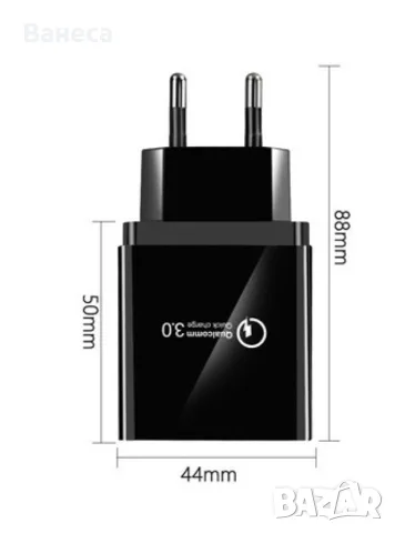 Устройство за скоростно зареждане с 4 USB порта Quick Charge 3.0 , снимка 5 - Оригинални зарядни - 56233822