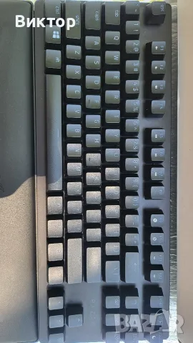 Клавиатура Razer Huntsman V2 TKL, Analog, червени суичове, в отлично състояние,, снимка 6 - Клавиатури и мишки - 55742563