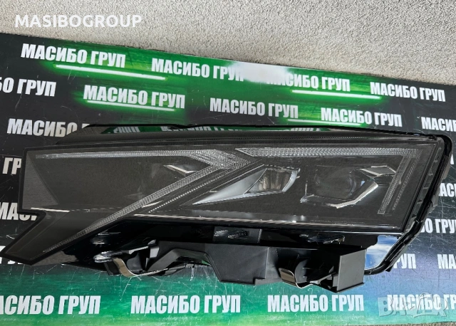 Фар ляв фарове SKODA CRYSTAL LIGHTING за Шкода Октавия 4 фейс Skoda Octavia 4 facelift , снимка 5 - Части - 53057949