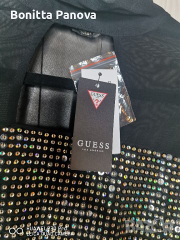 Елегантна блуза Guess с дълъг ръкав и пайети , снимка 2 - Блузи с дълъг ръкав и пуловери - 40479507