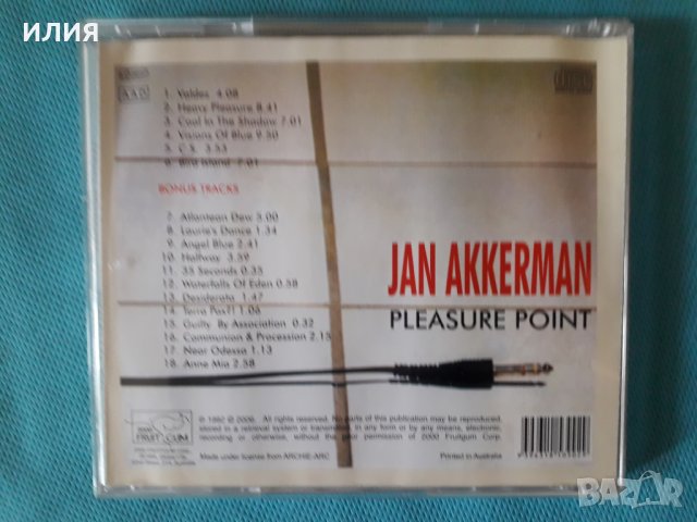 Jan Akkerman(Focus) – 1982 - Pleasure Point(Fusion), снимка 3 - CD дискове - 41480960
