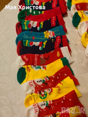 Детски коледни чорапи, снимка 2 - Чорапи - 52868936
