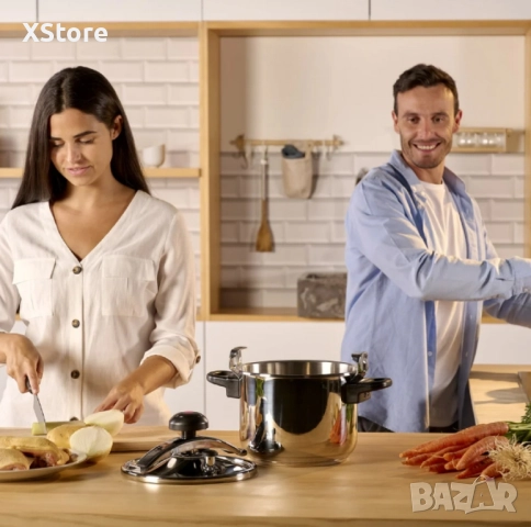 Тенджера под налягане Taurus Classic Moments 4L, снимка 3 - Съдове за готвене - 52496795