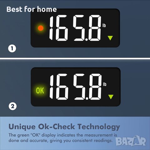 Смарт кантар- везна анализатор от 1 BY ONE Bluetooth Body Smart Scale, снимка 3 - Други - 41907946