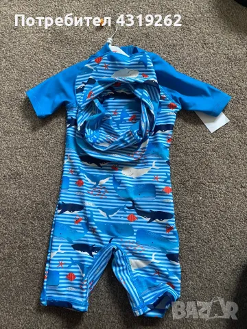 Детски бански за момче с UV защита 50 , снимка 2 - Детско бельо и бански  - 49988699