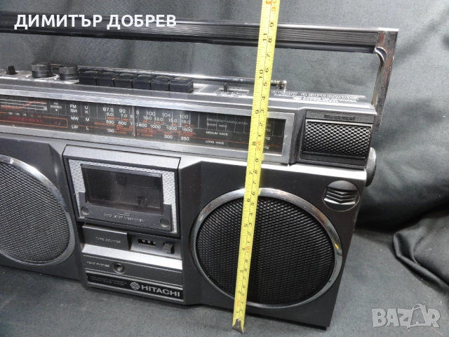 СТАР РЕТРО РАДИО КАСЕТОФОН HITACHI TRK-7011E, снимка 11 - Радиокасетофони, транзистори - 52237961