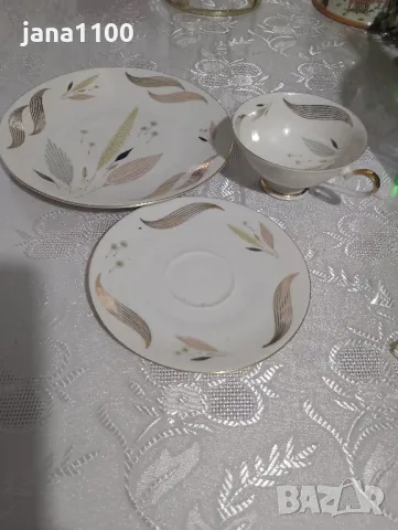 Троен сет Бавария от 1930 г.Арт нуво, снимка 4 - Антикварни и старинни предмети - 48115900