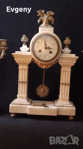 Античен часовник 18 век , снимка 2 - Декорация за дома - 48828319