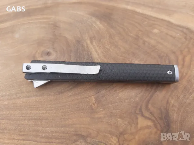 Сгъваем джобен нож М390 с клипс, снимка 4 - Ножове - 49333699